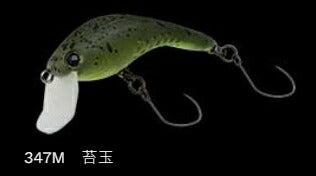 ラッシュベル33 フローティング/ラトル 347M/苔玉 33mm 1.9g