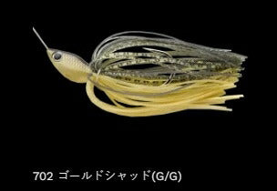 クリスタルS スーパースローロール 702/ゴールドシャッド(G/G) 1/2oz