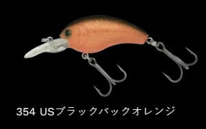 ワーミングクランクショット フローティング/ラトル 354/USブラックバックオレンジ 43mm 6.0g