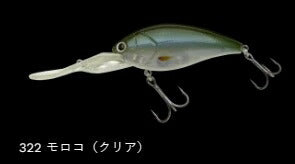 ショットオーバー5 フローティング/低音 322/モロコ(クリア) 75mm 24.8g