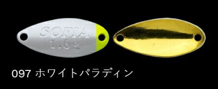 鱒玄人ソフィア 097/ホワイトパラディン 22mm 1.2g