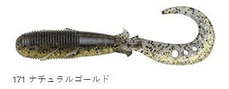 キジハタグラブ レギュラーマテリアル 171 ナチュラルゴールド 3インチ 9個入