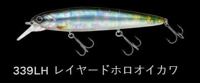 レイダウンミノー 110JP サスペンド/ラトル 339LH/レイヤードホロオイカワ 111mm 18.5g