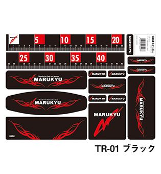 強粘着ステッカー TR-01 ブラック A4/21×29.7cm