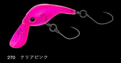 ラッシュベル33MR フローティング/ラトル 270/クリアピンク 33mm 2.0g
