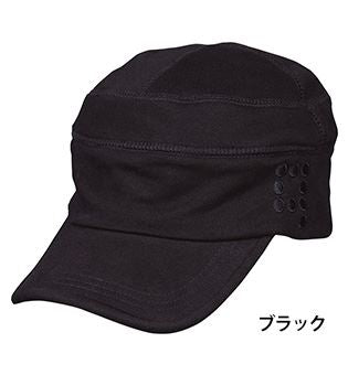 スウェットキャップ01 ブラック フリーサイズ/57～62cm