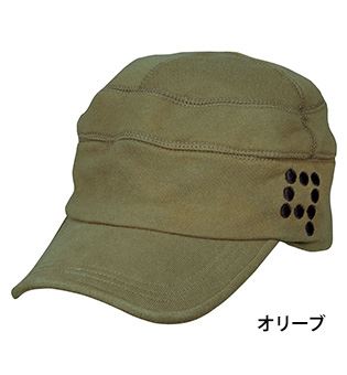 スウェットキャップ01 オリーブ フリーサイズ/57～62cm
