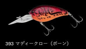 ショットオーバー3 フローティング/低音 393/マディークロー(ボーン) 62mm 16.5g