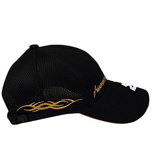 トライバルメッシュキャップ02 ブラック M/54～58cm