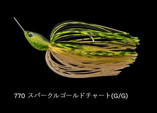 クリスタルS シャローロール 770/スパークルゴールドチャート(G/G) 3/8oz