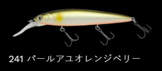 タダマキ132JP サスペンド/サイレント 241/パールアユオレンジベリー 132mm 22.4g