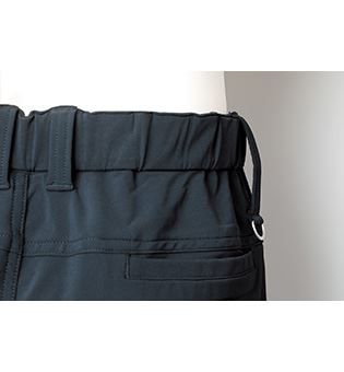 撥水ストレッチパンツ TR-02 ブラック/ゴールド M