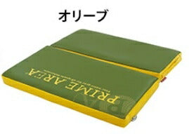 へらクッション PA-04 平タイプ オリーブ 幅45×奥行き48×前部4.5×後部4.5cm