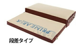 へらクッション PA-04 段差タイプ ベージュ 幅45×奥行き48×前部4.5×後部8.5cm