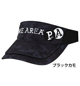 サンバイザー02 ブラックカモ フリーサイズ(57～60cm)