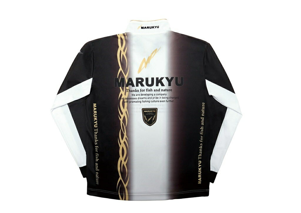 ハイエンドジップアップシャツ02 ブラック S