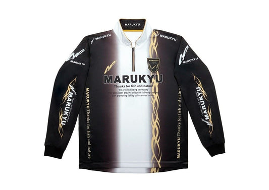 ハイエンドジップアップシャツ02 ブラック M