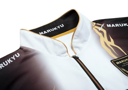 ハイエンドジップアップシャツ02 ブラック LL