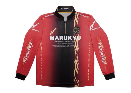 ハイエンドジップアップシャツ02 レッド LL