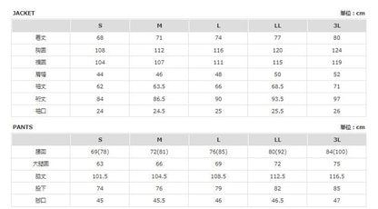 スタンダードレインスーツ MQ-01 ブラック S