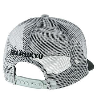 フラットバイザーメッシュキャップ01 グレイ/ブラック フリーサイズ/57～60cm