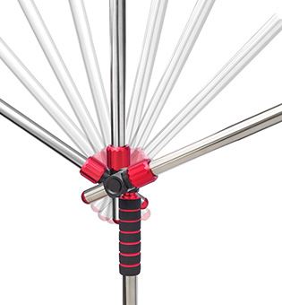 へらパラソル MQ-01 レッド 直径180cm