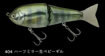 ヒラトップ140F フローティング/ラトル 404/ハーフミラー生ベビーギル 137mm 34g