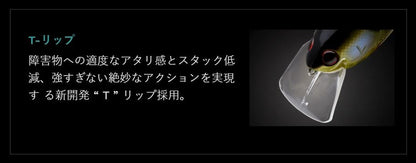 ショットストーミーマグナムTDMラトル 365CH/クリアホロオイカワ 103mm 48g
