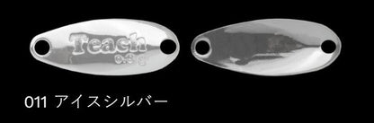 鱒玄人ティーチ 011/アイスシルバー 0.3g