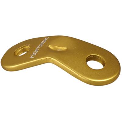 アルミ製 ピーナッツ型スライダー 10個セット ガイロープ用