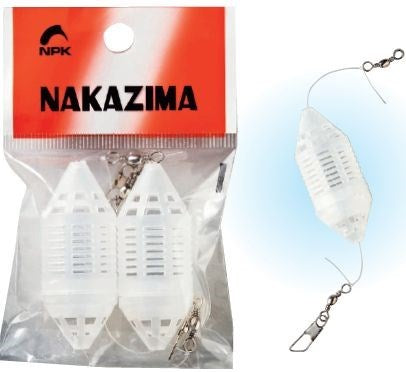 フタ付マキエカゴ 20×50mm 2ヶ入り