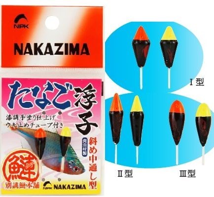 たなごウキ (2)型 5.5×20mm 1パック2色入り