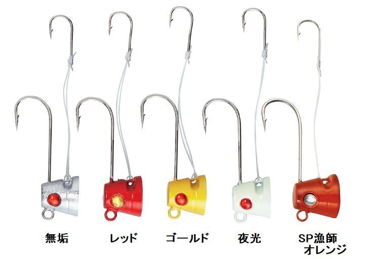 鯛テンヤ レッド 5号