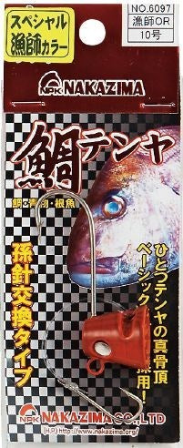 鯛テンヤ 夜光 10号