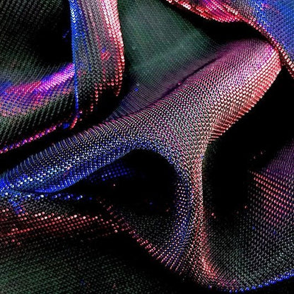 エギ用クロス マジョーラ ブルー/レッド 45×15cm