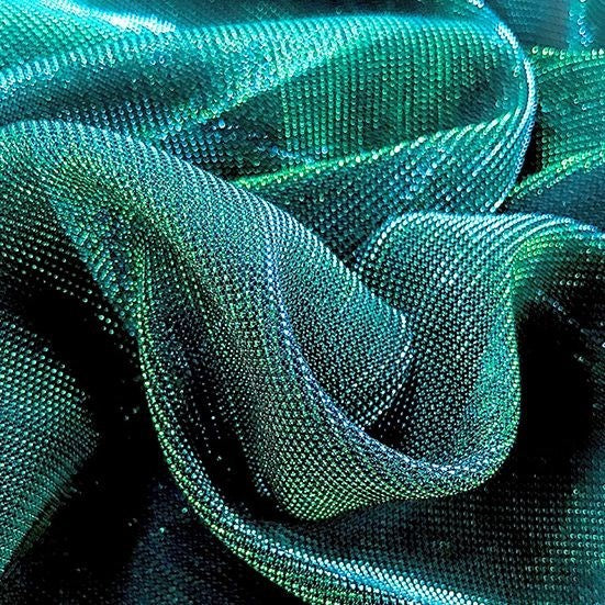 エギ用クロス マジョーラ シアン/グリーン 45×15cm