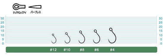 11611 SBL-55Mシングル55バーブレス(ミノー用) 8号