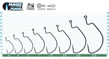 11799 B-99 マルチオフセットフック 6号