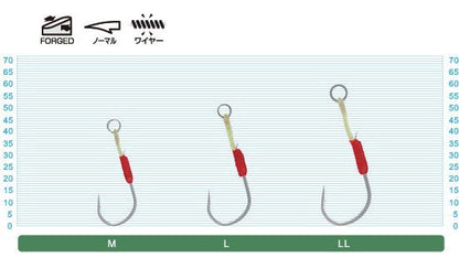 11695 WF-21 ワイヤーコアフック LL