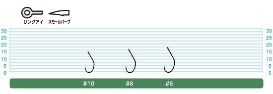 11572 S-21 シングルフック21 10号