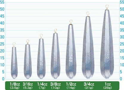 12325 JR-22 直リグスピンシンカー 3/4oz(21g)