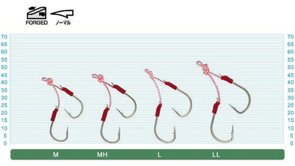 11686 DH-26 遠投段差フック LL