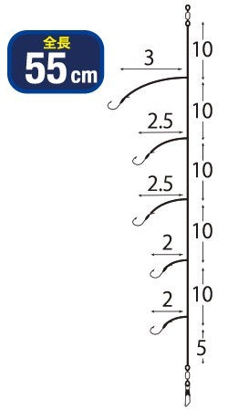 W3401 段ーショートワカサギ狐 1号
