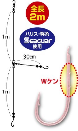 F6247 ケイムラ甘鯛2本 12号