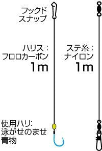 H6262 堤防ぶっ込みのませ仕掛 M(13)