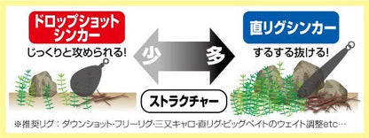 12328 SK11ドロップショットシンカー 1/8oz