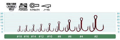 11630 ST-36RDスティンガートリプルフック 10号