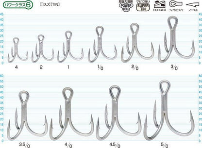11519 ST-66 スティンガートリプルフック 3/0号