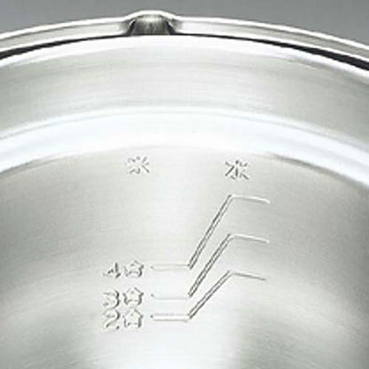 3層鋼ごはん炊きクッカー 5合
