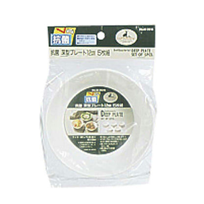 抗菌 深型プレート 12cm 5枚入